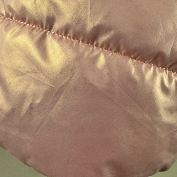 Le Chic Metallic Pink Puffy Coat with Belt Bag - Picture 2 of 10